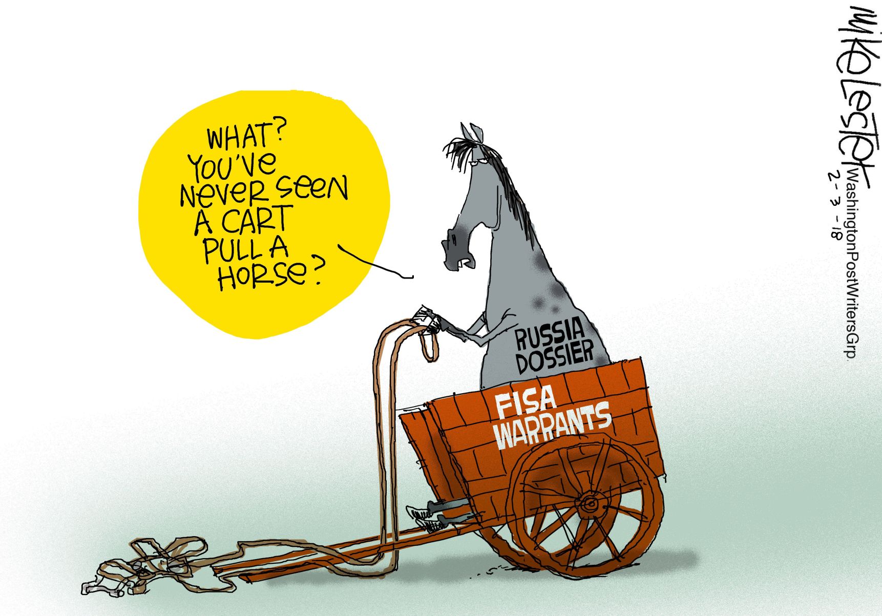 Mike Lester cartoon